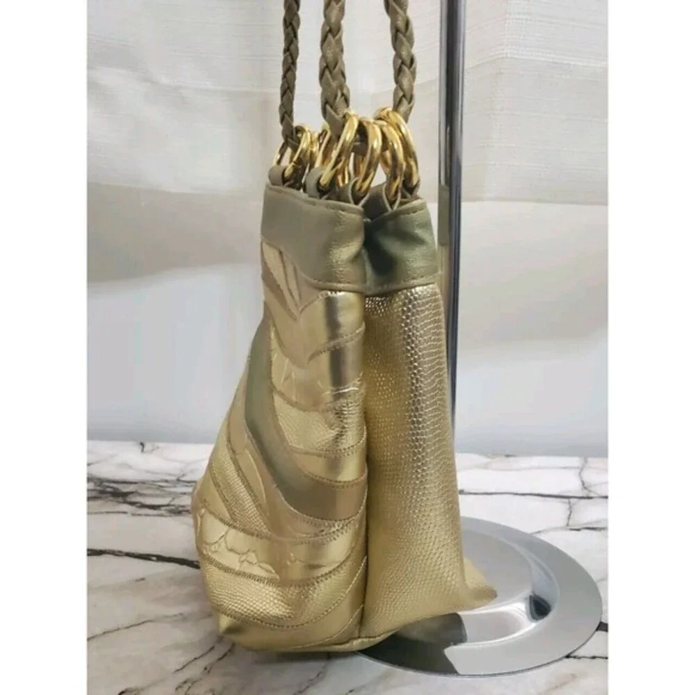 TIANNI Vintage Gold Animal Print‎ Crossbody Bag